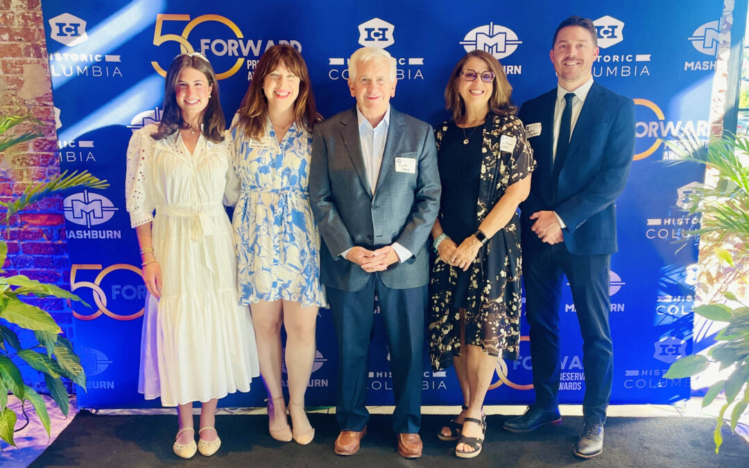 Garvin Design Group Wins Two 2026 Historic Columbia Preservation Awards
